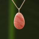 Roze opaal hanger