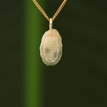 Agaat geode hanger