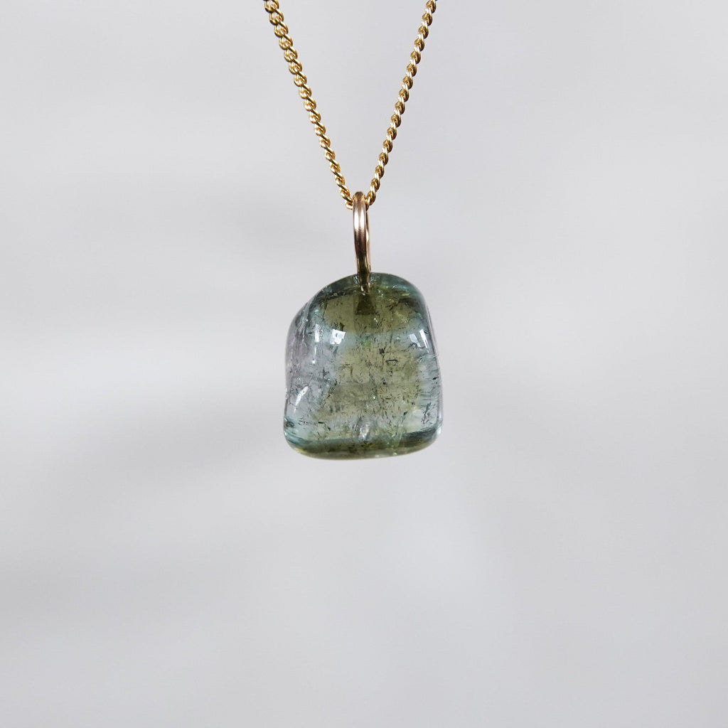 Watermeloen Toermalijn Hanger