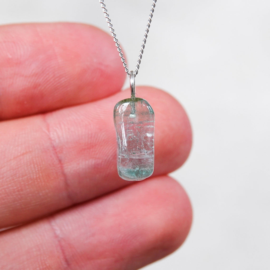 Watermeloen Toermalijn Hanger