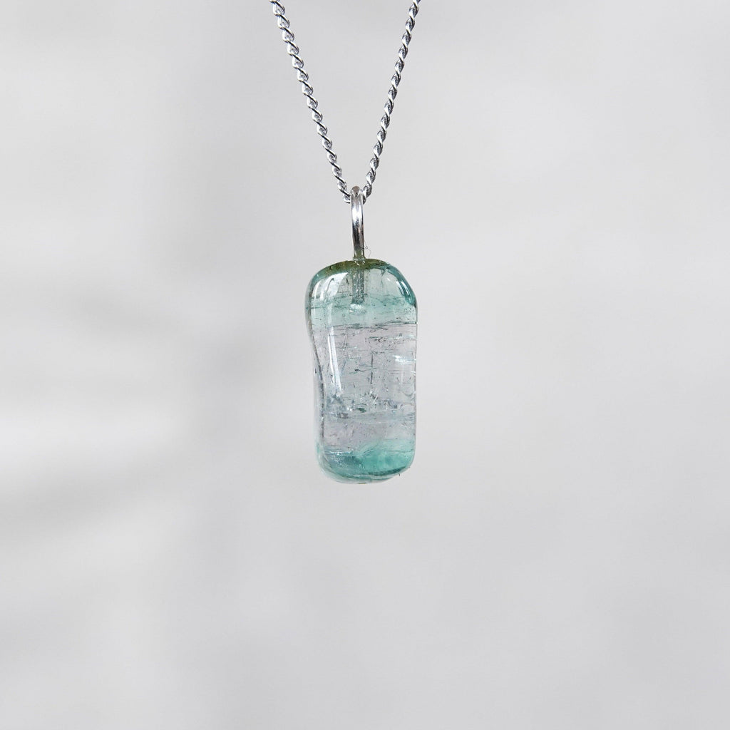 Watermeloen Toermalijn Hanger