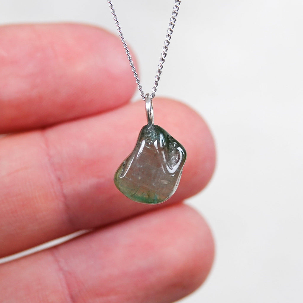 Watermeloen Toermalijn Hanger