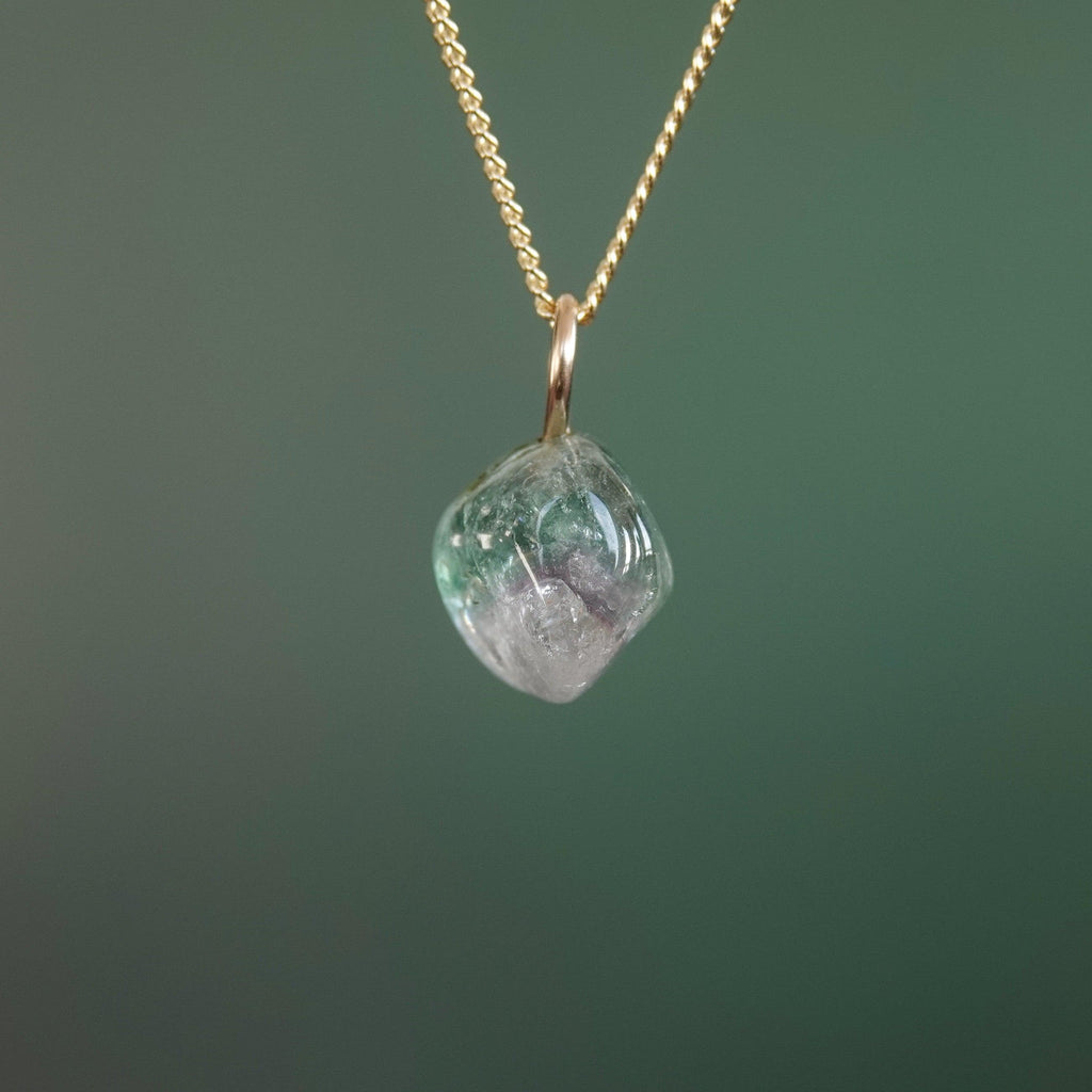 Watermeloen Toermalijn Hanger - Mónos Jewellery