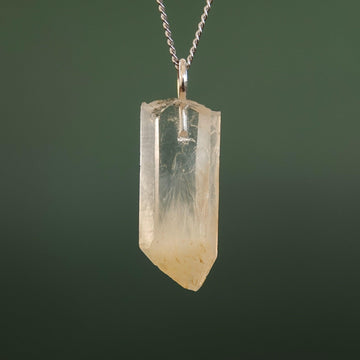 Ruwe Mango Kwarts Hanger - Mónos Jewellery