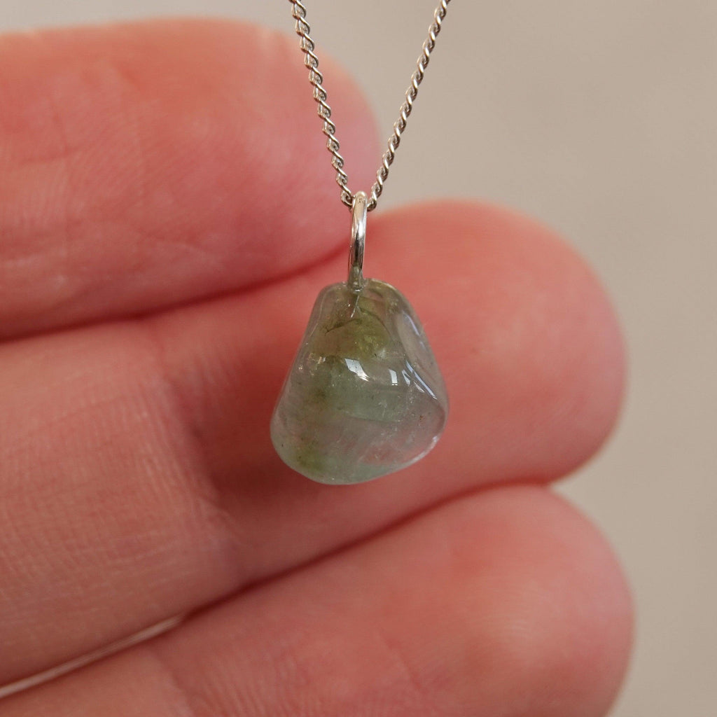 Watermeloen Toermalijn Hanger - Mónos Jewellery