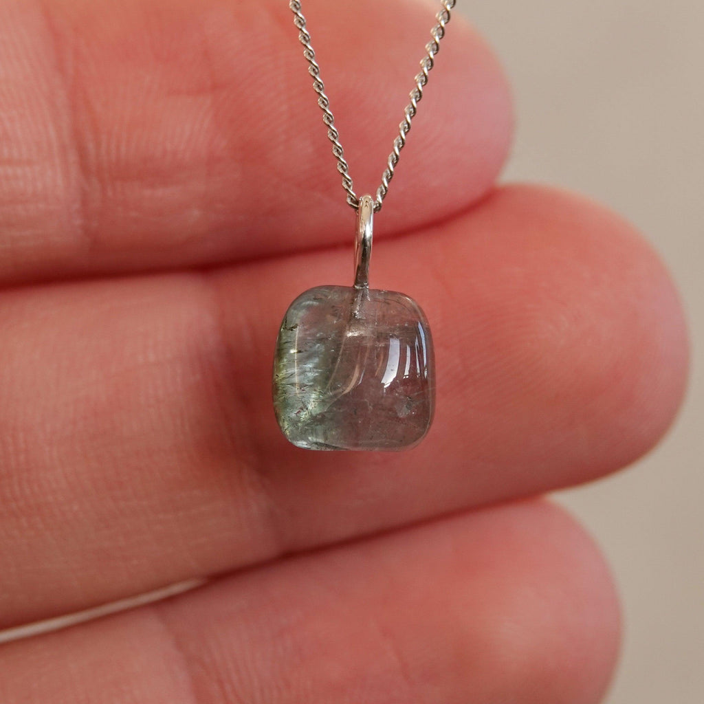 Watermeloen Toermalijn Hanger - Mónos Jewellery