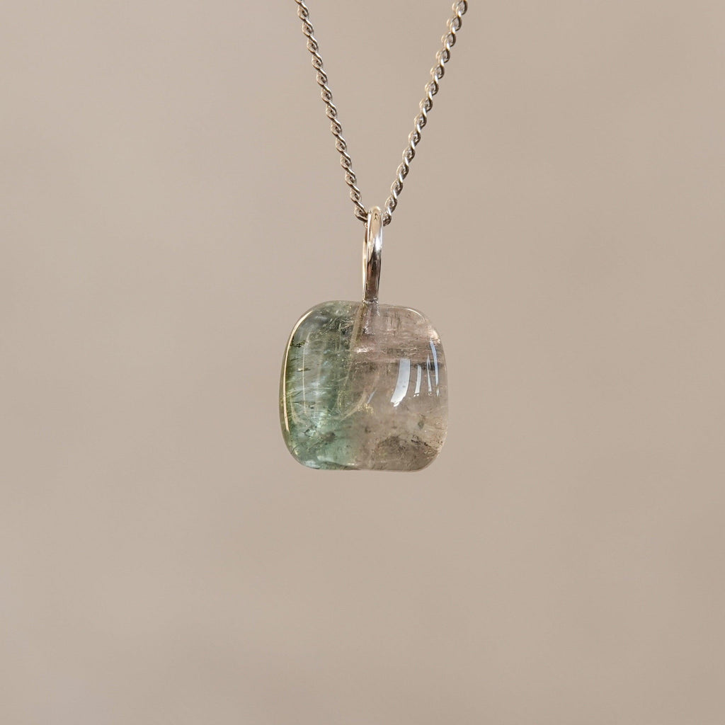 Watermeloen Toermalijn Hanger - Mónos Jewellery