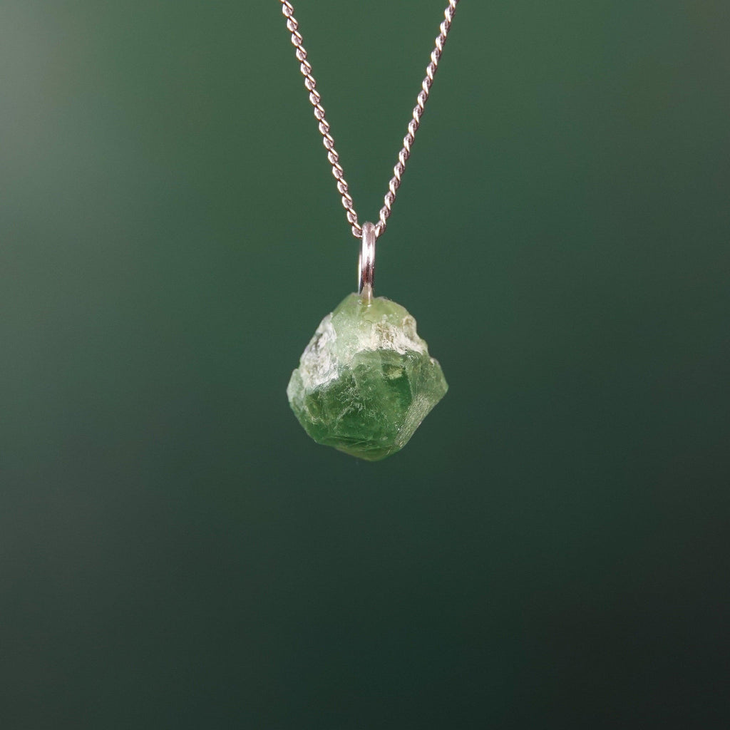 Groene Granaat Hanger - Mónos Jewellery