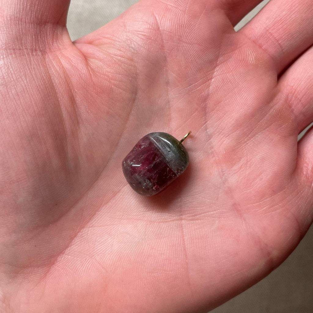 Watermeloen Toermalijn Hanger